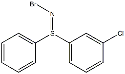 N-Bromo-S-phenyl-S-(3-chlorophenyl)sulfilimine 结构式