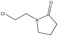 1-(2-Chloroethyl)-2-pyrrolidone 结构式