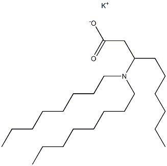 3-(Dioctylamino)nonanoic acid potassium salt 结构式