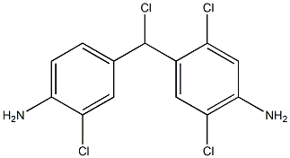 (4-Amino-3-chlorophenyl)(4-amino-2,5-dichlorophenyl)chloromethane 结构式