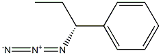 [R,(+)]-1-Phenylpropyl azide 结构式