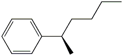 [R,(-)]-2-Phenylhexane 结构式