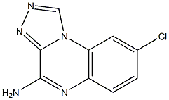 4-Amino-8-chloro[1,2,4]triazolo[4,3-a]quinoxaline 结构式