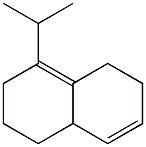 1,2,4a,5,6,7-Hexahydro-8-isopropylnaphthalene 结构式