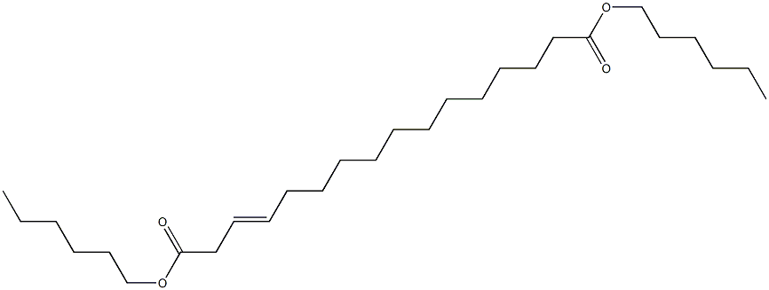 3-Hexadecenedioic acid dihexyl ester 结构式