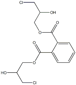 Phthalic acid bis(3-chloro-2-hydroxypropyl) ester 结构式