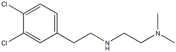2-(3,4-Dichlorophenyl)-N-(2-dimethylaminoethyl)ethanamine 结构式