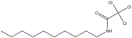 N-Decyltrichloroacetamide 结构式