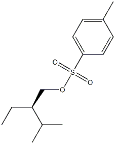 (+)-p-Toluenesulfonic acid (R)-2-ethyl-3-methylbutyl ester 结构式