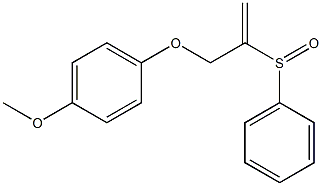 1-[[2-(Phenylsulfinyl)-2-propenyl]oxy]-4-methoxybenzene 结构式