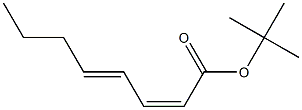 (2Z,4E)-2,4-Octadienoic acid tert-butyl ester 结构式