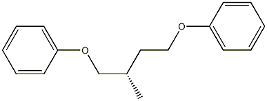 [S,(+)]-2-Methyl-1,4-diphenoxybutane 结构式