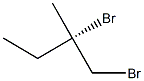 [S,(+)]-1,2-Dibromo-2-methylbutane 结构式