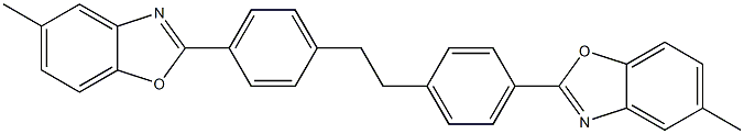 4,4'-Bis(5-methylbenzoxazole-2-yl)bibenzyl 结构式
