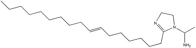 1-(1-Aminoethyl)-2-(7-heptadecenyl)-2-imidazoline 结构式