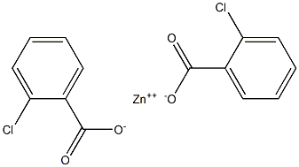 Bis(2-chlorobenzoic acid)zinc salt 结构式