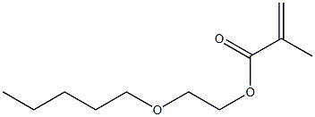 Methacrylic acid (3-oxaoctan-1-yl) ester 结构式