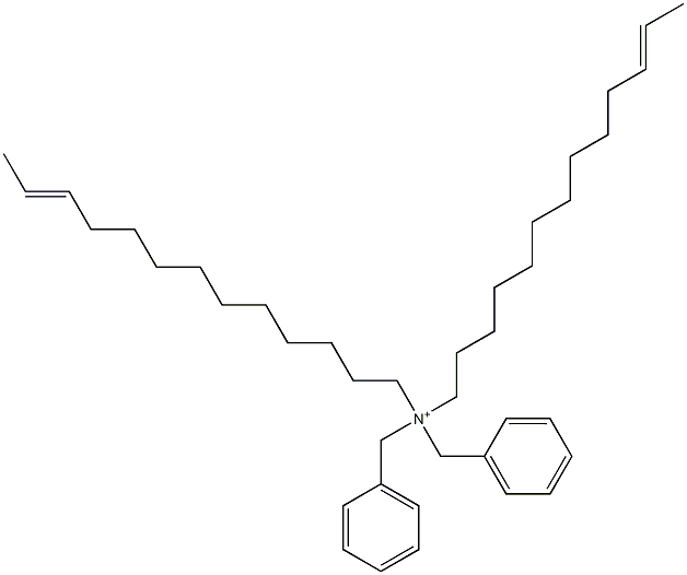 Di(11-tridecenyl)dibenzylaminium 结构式