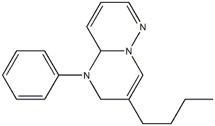 1-Phenyl-3-butyl-1,9a-dihydro-2H-pyrimido[1,2-b]pyridazine 结构式