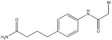 2-Bromo-4'-(3-carbamoylpropyl)acetanilide 结构式