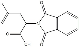 4-Methyl-2-(1,3-dioxo-2H-isoindol-2-yl)-4-pentenoic acid 结构式