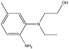 2-[Ethyl(2-amino-5-methylphenyl)amino]ethanol 结构式