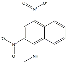 1-Methylamino-2,4-dinitronaphthalene 结构式