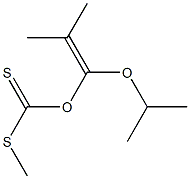 Dithiocarbonic acid O-(1-isopropoxy-2,2-dimethylvinyl)S-methyl ester 结构式