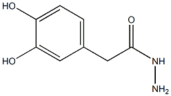 3,4-Dihydroxybenzeneacetohydrazide 结构式