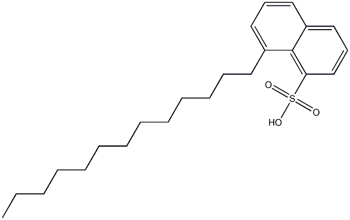 8-Tridecyl-1-naphthalenesulfonic acid 结构式