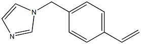 4-(1H-Imidazole-1-ylmethyl)styrene 结构式