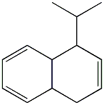 1,4,4a,8a-Tetrahydro-1-isopropylnaphthalene 结构式