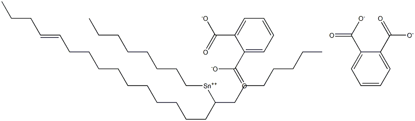 Bis[phthalic acid 1-(11-pentadecenyl)]dioctyltin(IV) salt 结构式