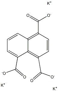 1,4,5-Naphthalenetricarboxylic acid tripotassium salt 结构式