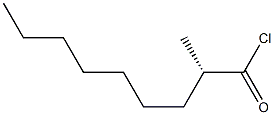 [S,(+)]-2-Methylnonanoyl chloride 结构式