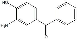 3-Amino-4-hydroxybenzophenone 结构式