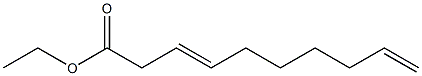 3,9-Decadienoic acid ethyl ester 结构式