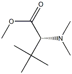 [R,(+)]-2-(Dimethylamino)-3,3-dimethylbutyric acid methyl ester 结构式