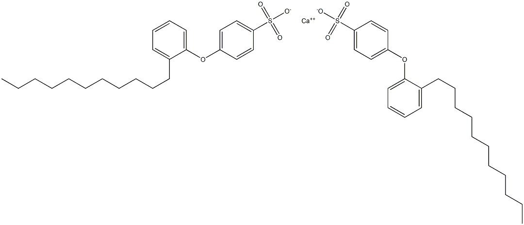 Bis[4-(2-undecylphenoxy)benzenesulfonic acid]calcium salt 结构式