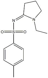 1-Ethyl-2-(tosylimino)pyrrolidine 结构式