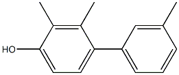 2,3-Dimethyl-4-(3-methylphenyl)phenol 结构式