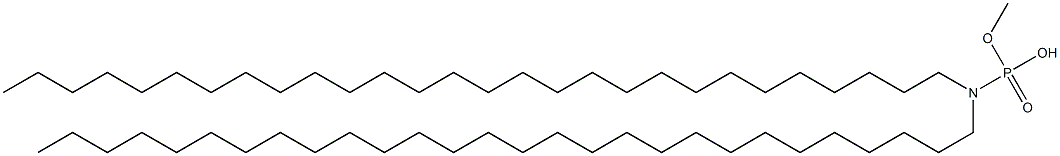 N,N-Dioctacosylamidophosphoric acid hydrogen methyl ester 结构式