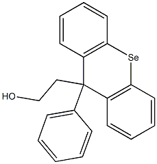 9-(2-Hydroxyethyl)-9-phenyl-9H-selenoxanthene 结构式