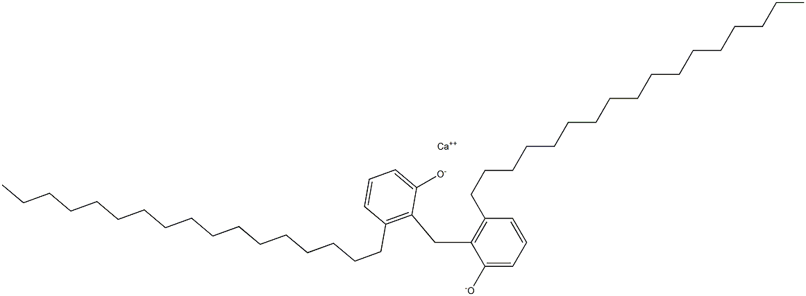 Calcium 2,2'-methylenebis(3-heptadecylphenoxide) 结构式
