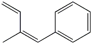 (3Z)-3-Methyl-4-phenyl-1,3-butadiene 结构式