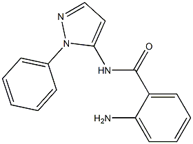 N-(2-Aminobenzoyl)-1-phenyl-1H-pyrazol-5-amine 结构式