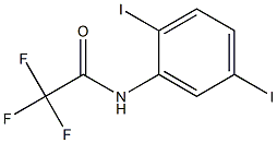 N-(2,5-Diiodophenyl)trifluoroacetamide 结构式