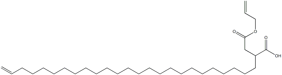 2-(24-Pentacosenyl)succinic acid 1-hydrogen 4-allyl ester 结构式