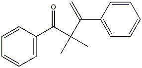1,3-Diphenyl-2,2-dimethyl-3-buten-1-one 结构式