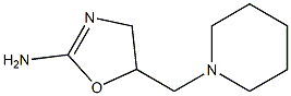 5-(Piperidinomethyl)-2-oxazoline-2-amine 结构式